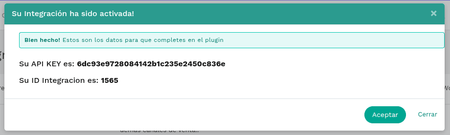 Aplicación creada en contabilium