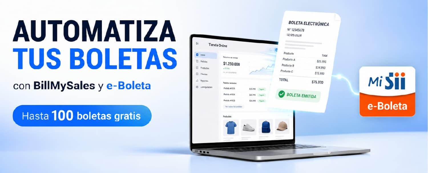 Conecta e-Boleta y BillMySales