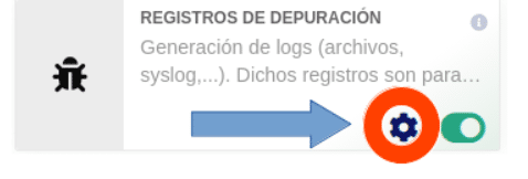 Módulo Registros de Depuración