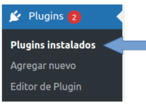 Plugins instalados