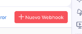 Boton crear webhook