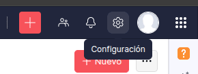 Botón de engranaje